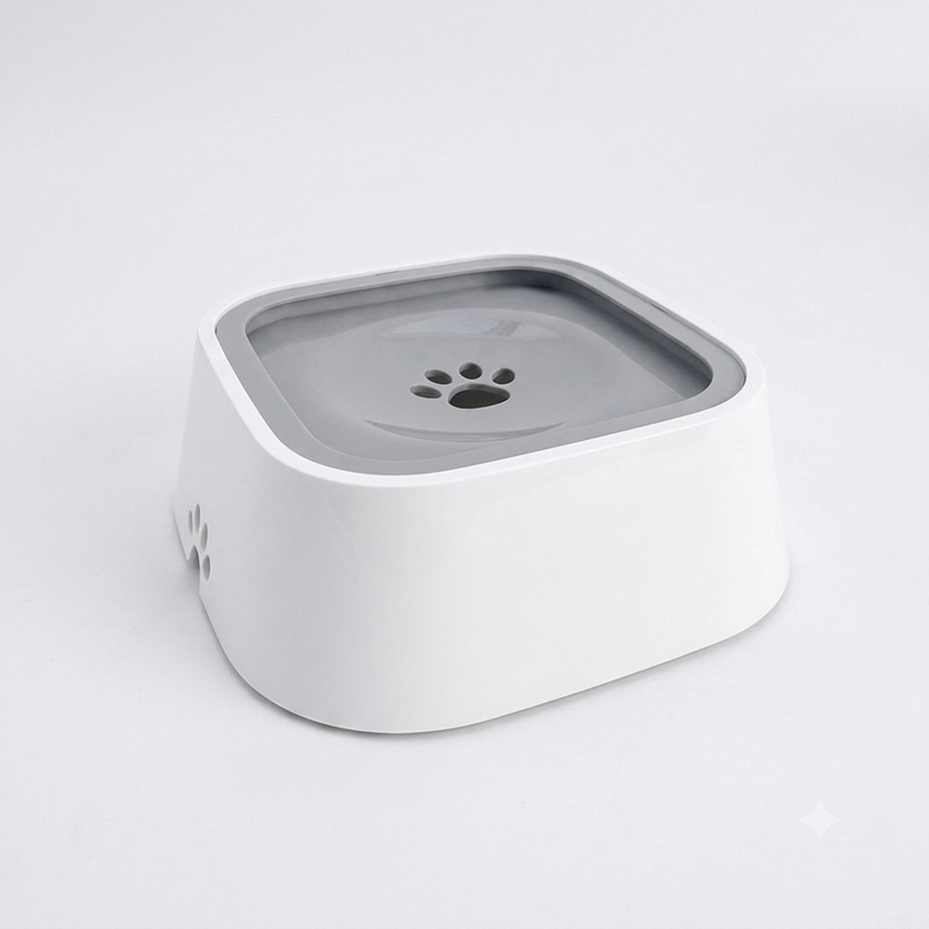 PawsHydrate | Anti-Spill Pet Water Bowl with Floating Disk