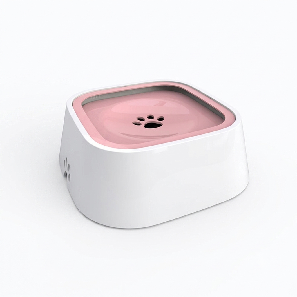 PawsHydrate | Anti-Spill Pet Water Bowl with Floating Disk