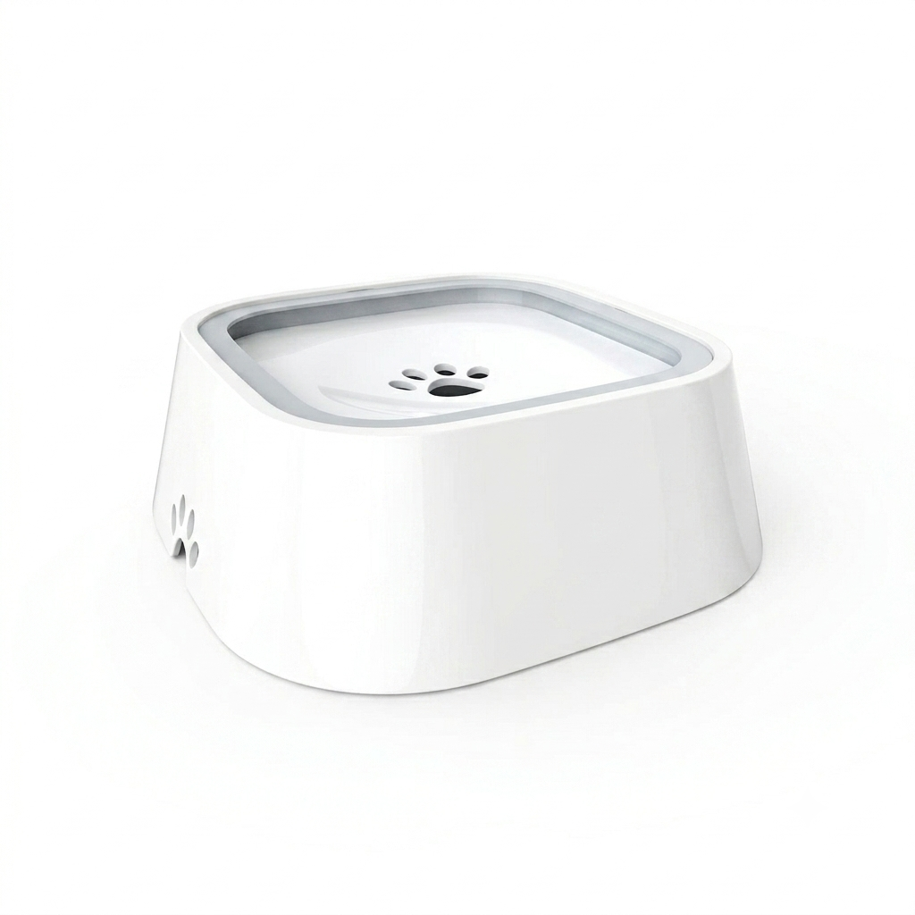 PawsHydrate | Anti-Spill Pet Water Bowl with Floating Disk